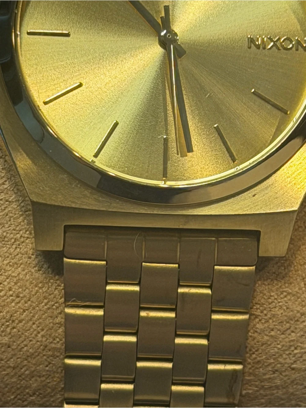 Nixon Gold-Tone Men's Bracelet Watch